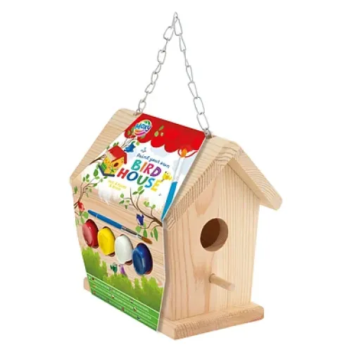 Schilder je eigen vogelhuisje 